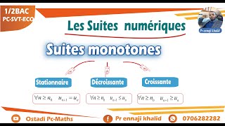 Suites monotones méthode pratique [upl. by Shriver]