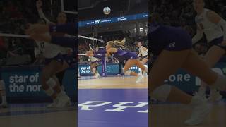 This diving dig and onehanded cover to a lefty kill [upl. by Assiar892]