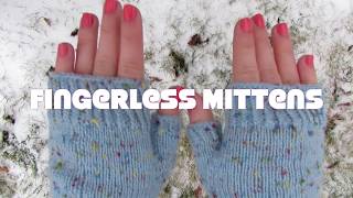 How to Knit Fingerless Mittens [upl. by Auohc479]