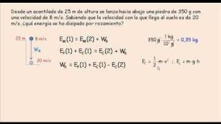 Principio de la Conservación de la Energía Mecánica [upl. by Welcy]