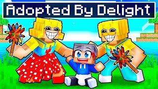 Adopted By MISS DELIGHT Family in Minecraft [upl. by Ralli]