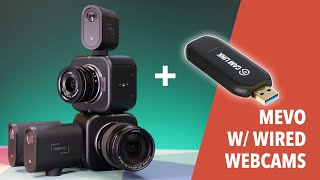 How to mix wired webcams with wireless Mevo cameras [upl. by Tugman]