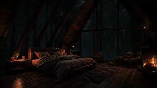 🌧🔥Relax With The Rain  A Warm Little Corner In The Room With The Sound Of Rain And Gentle Firelight [upl. by Aonian329]