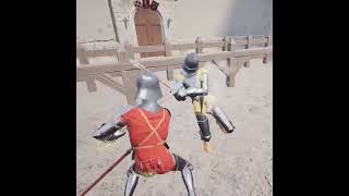 least brutal half sword duel halfsword playtest medieval gaming duel [upl. by Bonucci]