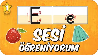 E Sesi Öğretimi 🍎 Okunuşu ve Yazılışı 🏠 1Sınıf 2024 [upl. by Custer700]