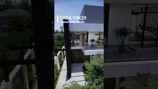 Modern House Design ☝ Video Tour with 3 Bedrooms  13x29m 3 Storey P1 modernhometour architecture [upl. by Rolyt]