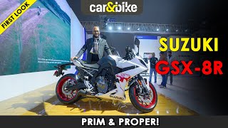 Suzuki GSX8R First Look [upl. by Airotcivairam918]