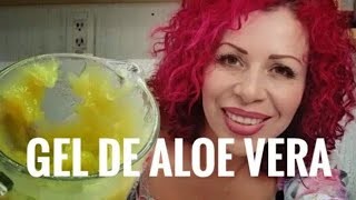 🔴 Gel De Aloe Vera Para Comercializar  I used Aloe vera un My hair for 7 days 🌵 [upl. by Andromache343]