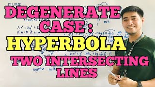 SOLVING DEGENERATE CASES OF A HYPERBOLA  TWO INTERSECTING LINES  SHS PRE CALCULUS JUDD HERNANDEZ [upl. by Casilda]