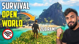 Best Top 3🔥Survival Games For Android  New Offline Open World Survival Games [upl. by Drofniw]