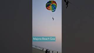 Majora Beach Goa  Parasailing rate in goa  Advanture video song trending parasailing goa tour [upl. by Ceporah]