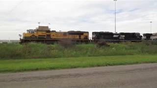 Reading Heritage Unit Leaving Galesburg IL 82117 [upl. by Euphemia498]