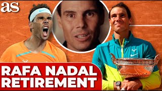 RAFA NADAL shocks the world with EMOTIONAL RETIREMENT ANNOUNCEMENT after DAVIS CUP FINAL [upl. by Solhcin926]