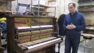 Rebuilding an Antique Piano Before and After [upl. by Lotsirk]