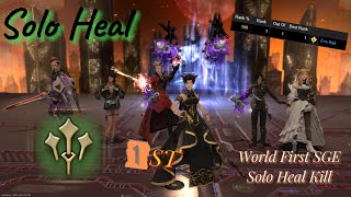 FFXIV M4S  First World Solo Heal Kill By  SGE   Eu [upl. by Koah]