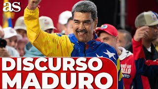 DISCURSO completo NICOLÁS MADURO GANADOR ELECCIONES VENEZUELA 2024 [upl. by Alisa]