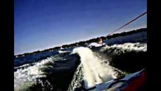 98 Seadoo Speedster Twin 787 Wakeboard [upl. by Sanyu]