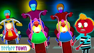 Ghost Bike Song  More Nursery Rhymes And Kids Songs By Teehee Town [upl. by Edak]