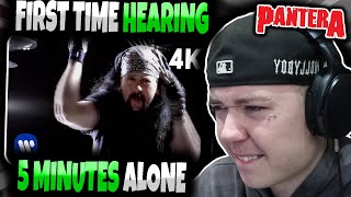 HIP HOP FANS FIRST TIME HEARING Pantera  5 Minutes Alone  GENUINE REACTION [upl. by Negaem166]