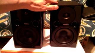 FOSTEX PMO4n POWERED MONITORS UNBOXING [upl. by Ppilihp]