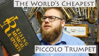 The Worlds Cheapest Piccolo Trumpet [upl. by Jasper648]