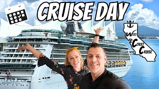 Boarding Radiance of the Seas in Vancouver  Day 1 Cruise Vlog  Royal Caribbean [upl. by Argela]