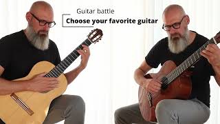 Guitar battle  Hallgren vs Vilaplana guitars [upl. by Grunenwald]