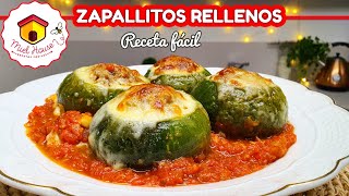 ZAPALLITOS RELLENOS en salsa RIQUISIMOS rápidos y fáciles [upl. by Trevah]