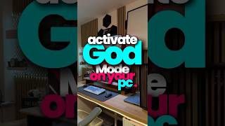 This is how to activate Godmode on your pc TechTips WindowsHacks viralvideo pctips pc [upl. by Yorgen]