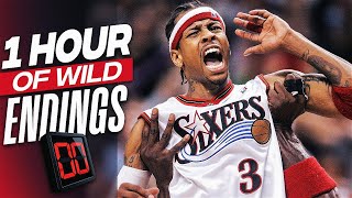 1 HOUR of Allen Iverson Being CLUTCH In WILD ENDINGS 👀🔥 [upl. by Mharg]