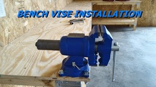 How to Install a Bench Vise [upl. by Loyce]