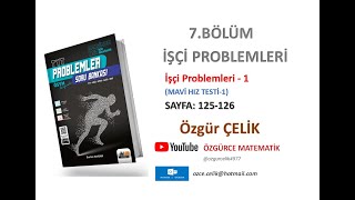 Hız ve Renk TYT Problemİşçi Problemleri 1 Mavi Hız Testi 1 sayfa 125126 [upl. by Myrtia]