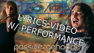 Leo Maia  Passive Genocide  LYRICS VIDEO W PERFORMANCE Jeff Black Rod Rodrigues Irene Senent [upl. by Steele317]