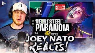 MALE KDA 👀  Joey Nato Reacts to HEARTSTEEL  PARANOIA ft BAEKHYUN tobi lou ØZI and Cal Scruby [upl. by Arhna]