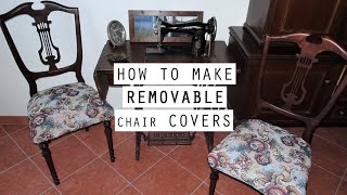 DIY Chair Cover SimpleQuick and Easy  MATV [upl. by Enyamrahs]