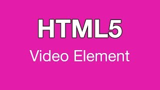 HTML5 Video Element in Background of Div Tutorial [upl. by Eelarak670]