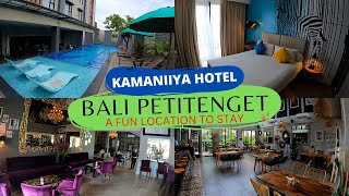 Bali Seminyak Hotels Petitenget Kamaniiya hotel Trendy Part of Bali [upl. by Yaffit675]