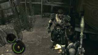 Resident Evil 5  Defeating the Secret Boss [upl. by Gnouhc]