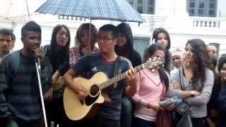 Angel  shaggy cover by nepali boys at basantapur [upl. by Brett38]