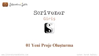 Scrivener  Giriş  01 Yeni Proje Oluşturma [upl. by Beisel]