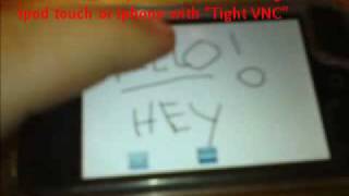 quottight VNCquot with ipod touch or iphone [upl. by Reeher]