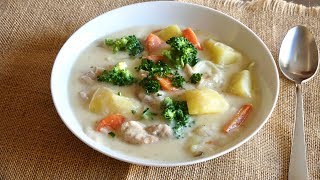 Cream Stew Recipe  Japanese Cooking 101 [upl. by Kier]