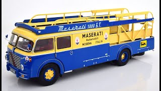 Modelissimo CMR Fiat 642 RN2 Bartoletti Maserati transporter 118 [upl. by Enilraep]