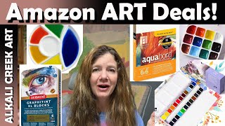 Amazons Prime BIG DAY DEALS for ART SUPPLIES [upl. by Fifi]