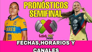 SEMIFINAL LIGA MX FEMENIL APERTURA 2023 FECHAS HORARIOS Y CANALES [upl. by Jarlen]