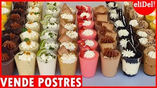 10 POSTRES Con 3 Ingredientes Sin HORNO para VENDER postres Muy RENTABLES [upl. by Kentiggerma]