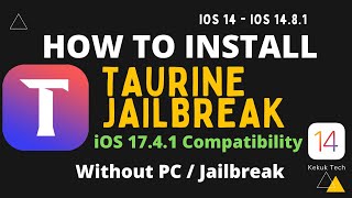 Taurine Jailbreak for iOS 17  1741 HOW TO INSTALL COMPATIBILITY [upl. by Marcile942]