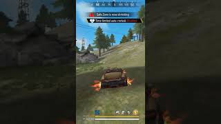 Car flying challenge with enemy in car  freefire garenafreefire [upl. by Eciram762]