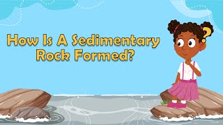 How Is A Sedimentary Rock Formed  Geology For Kids  Types of Rocks  Facts For Kids [upl. by Arihas]