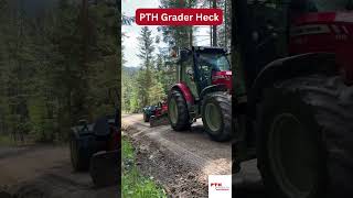 PTH Grader im Heckanbau  Instandhaltung von Forststraßen [upl. by Kumler953]